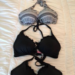 Lot of Victoria’s Secret bikinis and tops.